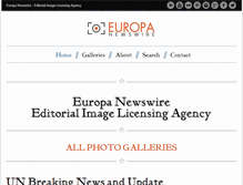 Tablet Screenshot of europanewswire.com